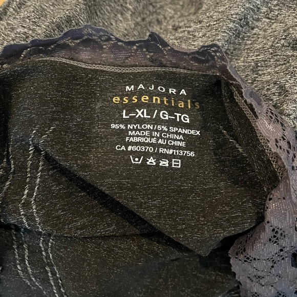 Y2K Womens Medium Lace Trim Cami Grey Coquette Fairy Bratz 2000s‎ Ruched Stretch - Picture 7 of 7